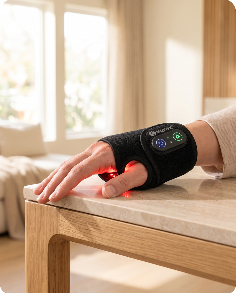 Targets tingling, numbness, and wrist pain at the source